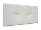 Nobellea Fabric Headboard with Buttons 95x50cm for 90cm Beds - Grey Nobellea HZXK78344