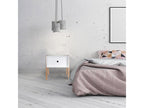 Stackable White Bedside Table BDZA79671