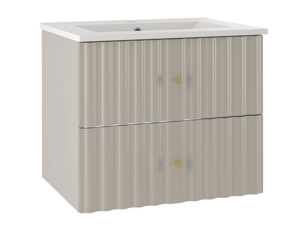 Nobellea Cashmere 60cm Single Inset Basin Vanity Unit GKBY45159