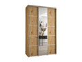 Boisona 5 Sliding Door Wardrobe 235.2/160/60 3 Doors Boisona/Silver WLPK17982