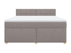 Nobellea bed base with Nobellea mattress 180x200 cm Fabric EQLR46449