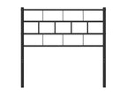 Black metal headboard 90cm FRKZ33801