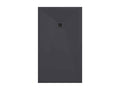 Nobellea Plus smooth anthracite shower tray with colored grid - 170x80 cm DETV06627
