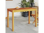 Nobellea - Garden dining table 110x55x75 cm solid wood by Nobellea DXWS02719
