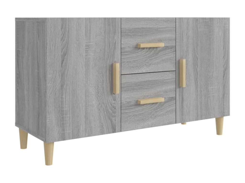 Nobellea grey sideboard 100x36x60 cm engineered wood IFDV58572