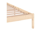 Solid pine wood bed frame 160x200 cm YEVQ93508