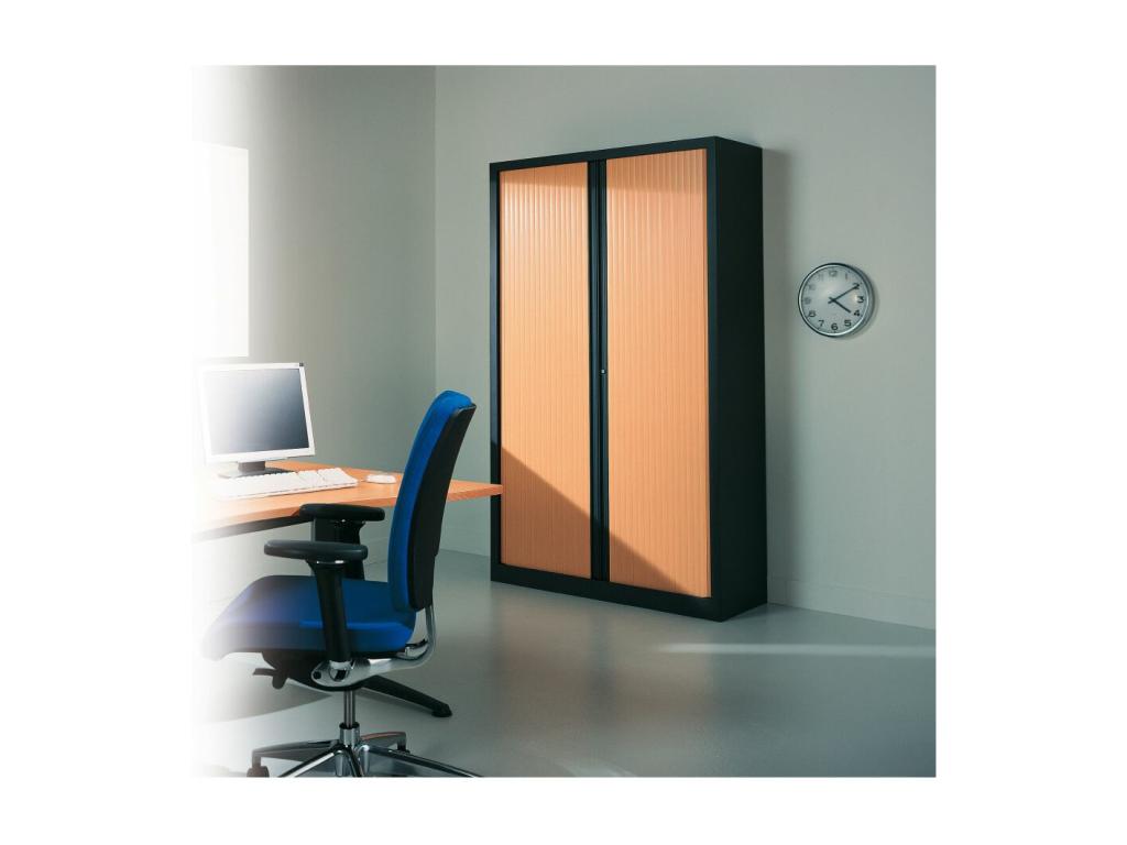 Office cabinet with sliding doors and 3 shelves MQFB01034