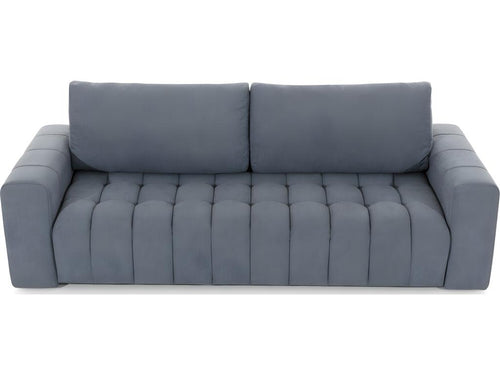 Dekonao DAWL98993 3-seater convertible sofa with storage space - Grey - in luxury quality fabric