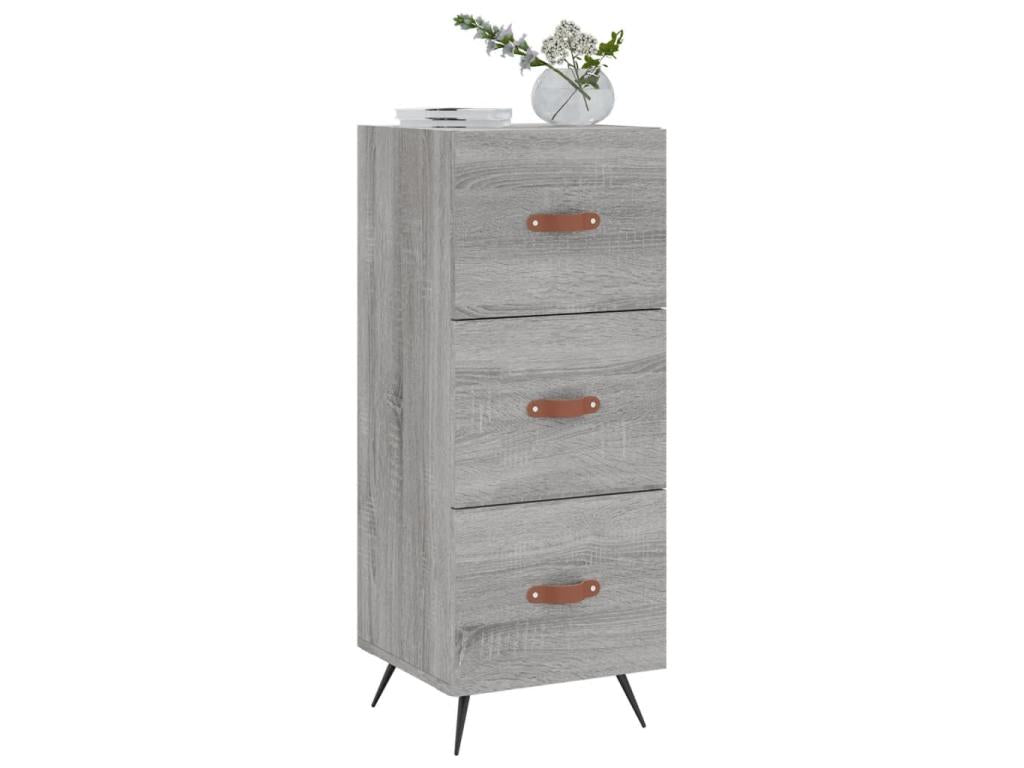 Nobellea grey sideboard 34.5x34x90 cm Engineered wood WRZU64990