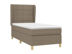 Upholstered bed base with Nobellea mattress 90x200 cm Fabric HLWV85484