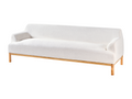 Dekonao Bouclé Off-White 3-Seater Sofa XHTX17000