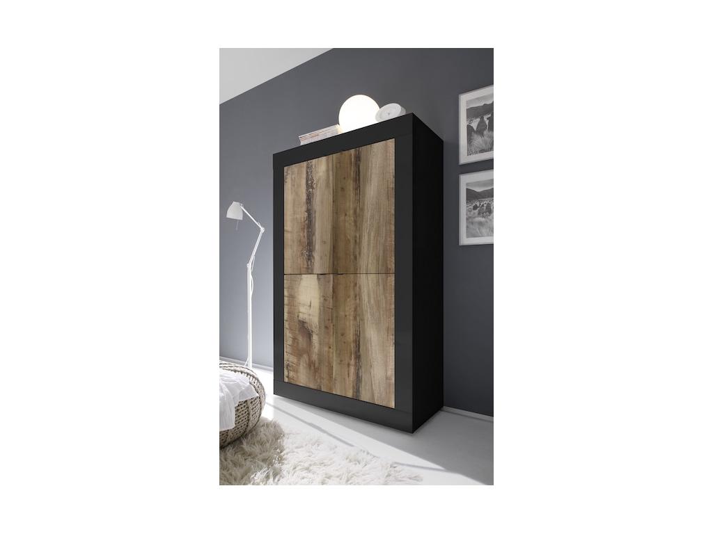 Nobellea matte black-pear sideboard 102x162x43 cm ZDEY64800