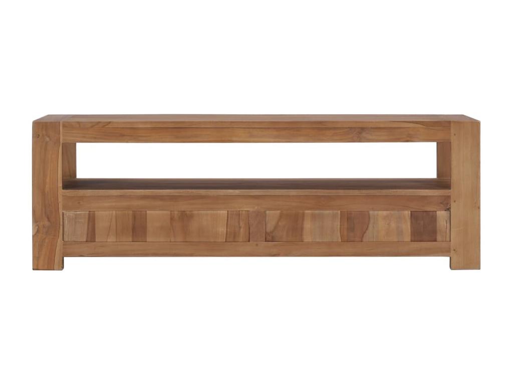 TV stand 120x30x40 cm Solid teak wood VQGM49455