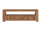 TV stand 120x30x40 cm Solid teak wood VQGM49455