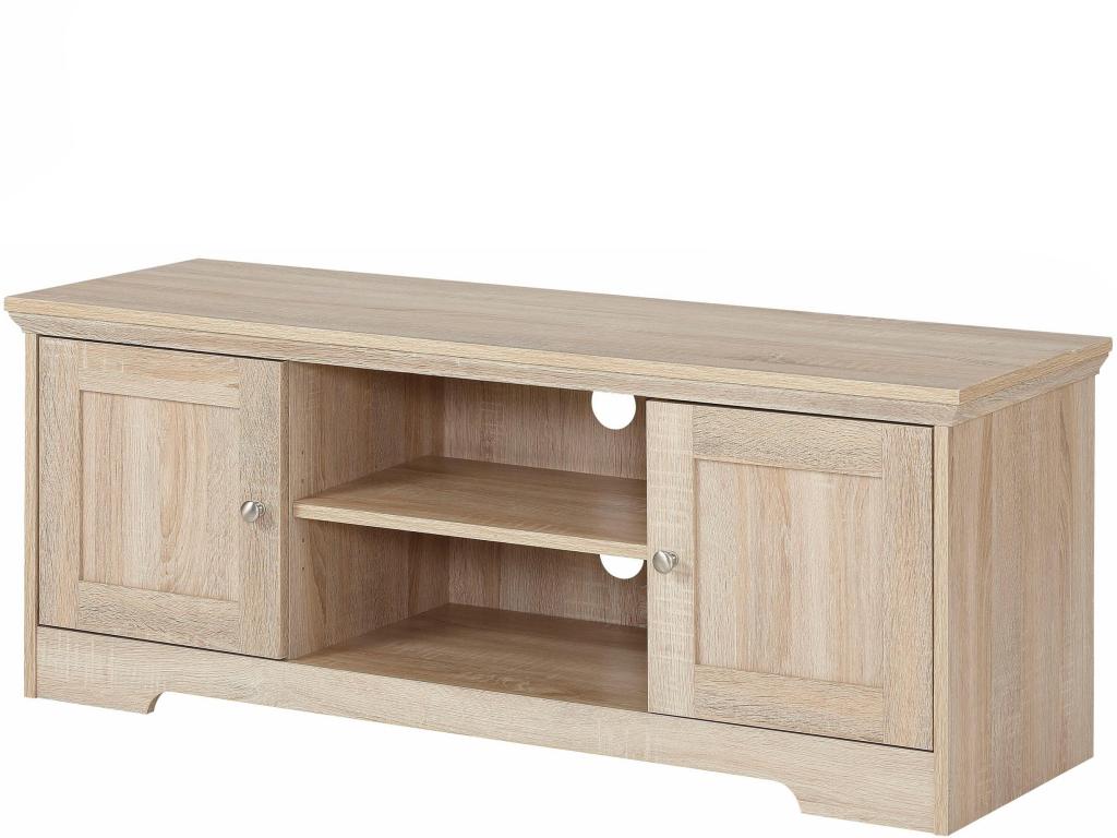 Lowboard with 2 oak wood doors OHKJ89079