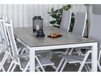 Llama White and Grey Dining Table. VXZS59814