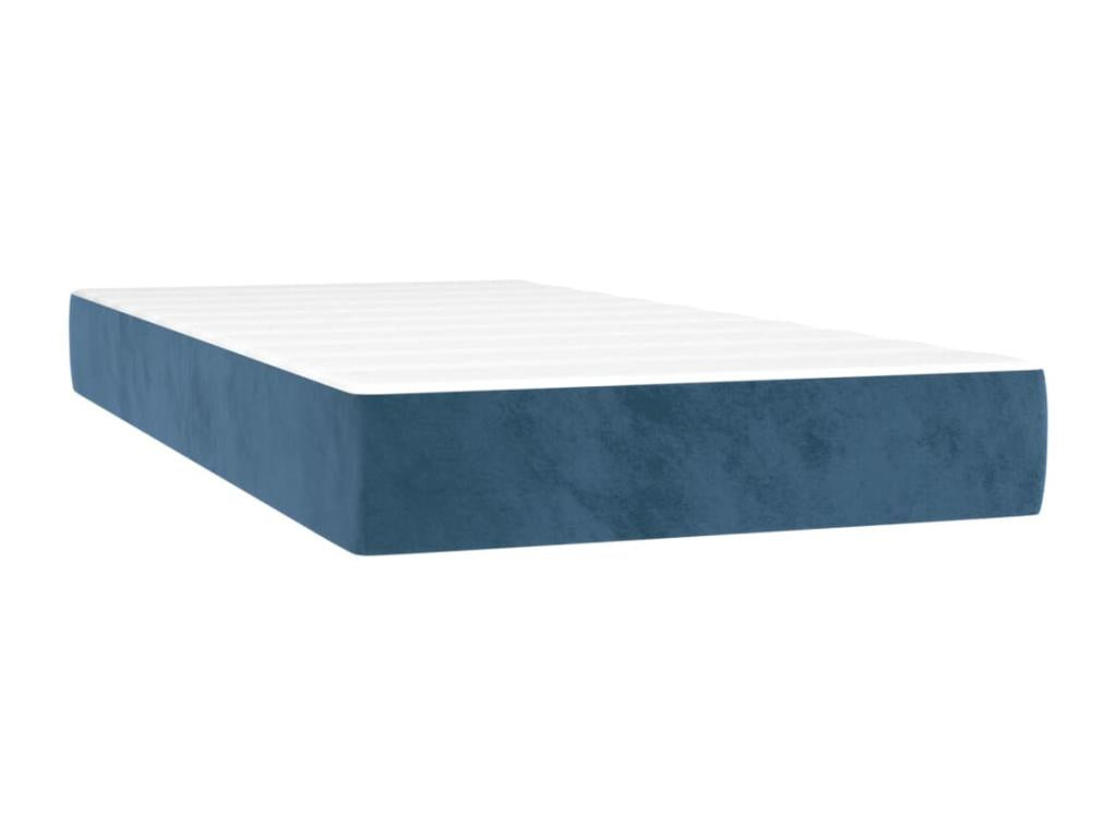 Dekonao bed base with mattress, dark blue, 90x190 cm, UGOB60252