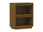 Console cabinet, honey brown, 60x34x75 cm, solid pine wood, BQHP81325