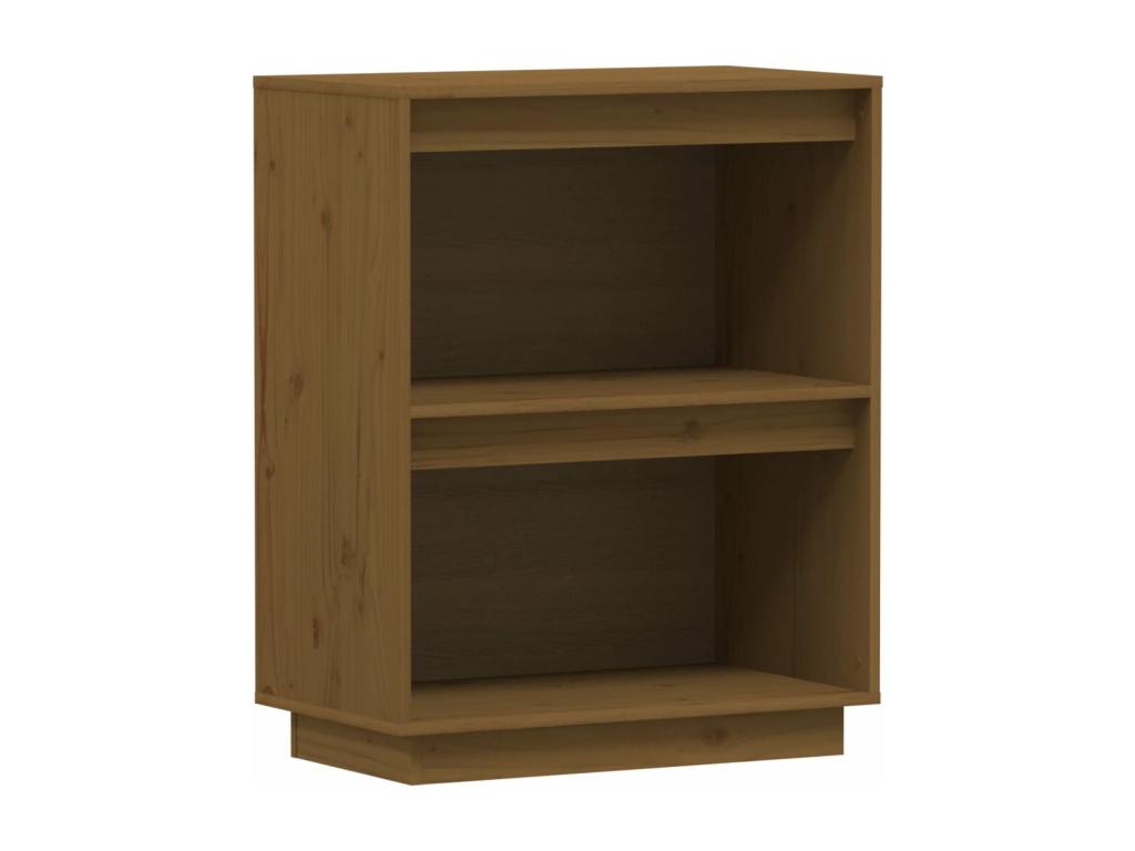 Console cabinet, honey brown, 60x34x75 cm, solid pine wood, BQHP81325