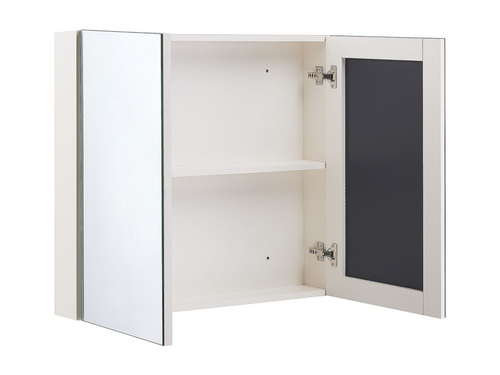 Nobellea 80cm x 70cm White Wall-Mounted Bathroom Cabinet JKCH31082