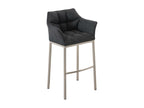 Bar stool - Fabric / Metal - Dark Grey - Dekonao LYMW34609