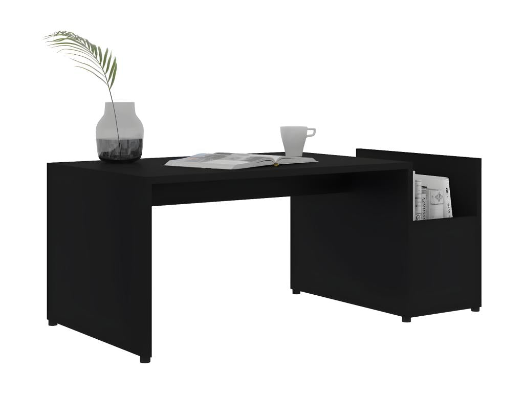 Coffee table, black, 90x45x35 cm, engineered wood, RZTE72193