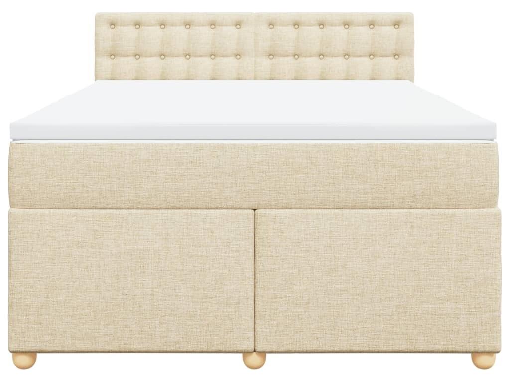 Nobellea bed base with cream mattress 160x200 cm Fabric TAUF23881