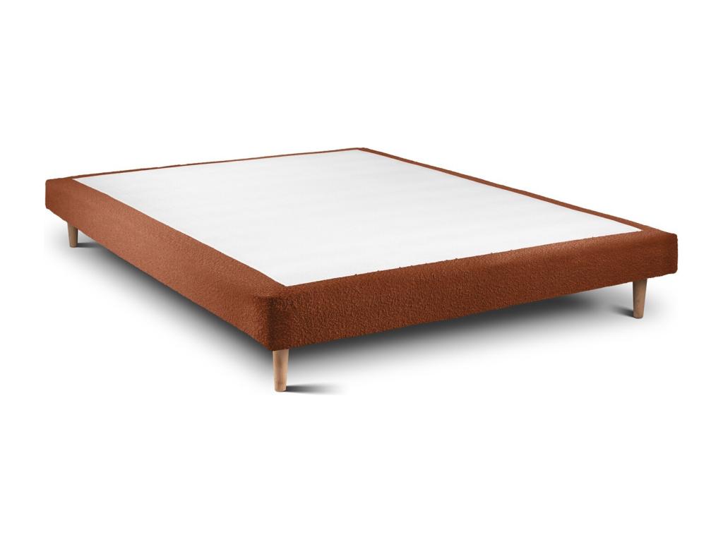 Nobellea Bouclette Upholstered Bed Base 140x190 H29cm USAK60410