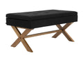 Bench - Fabric / Wood - Black - Nobellea BYLU37734