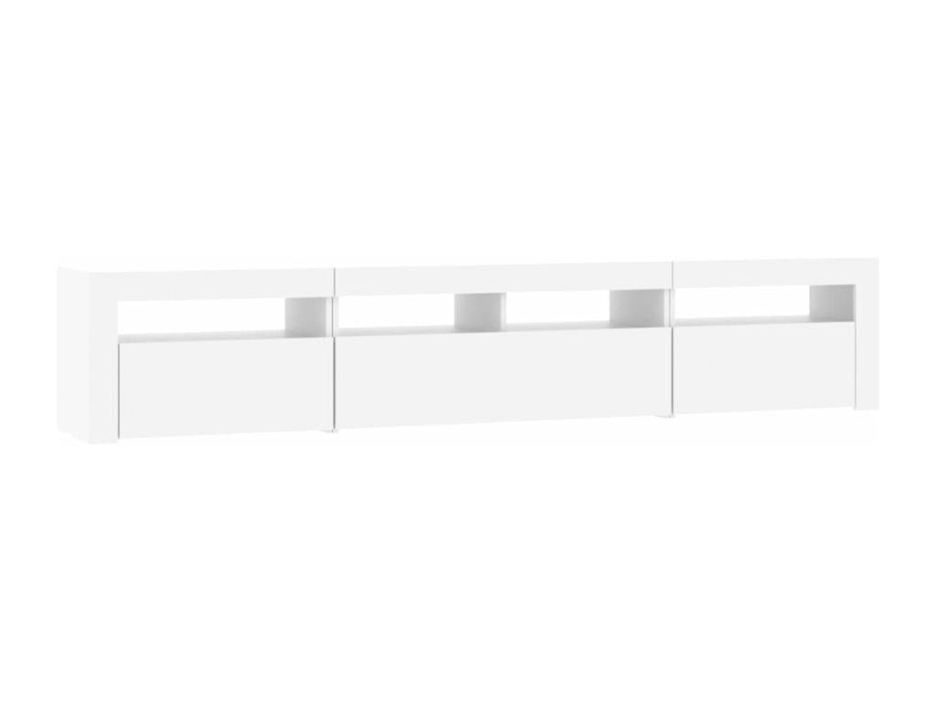 TV stand with Nobelleaères LED White 210x35x40 cm EGMB32559