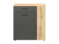 Nobellea shoe cabinet, grey oak finish. UPGQ48794