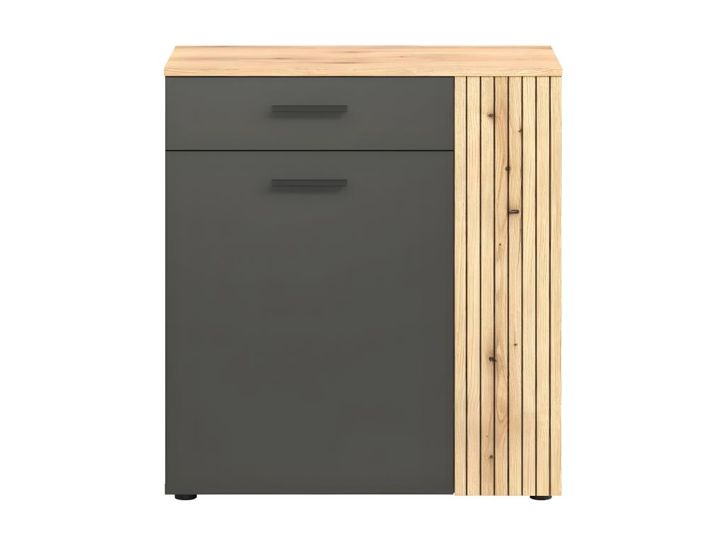 Nobellea shoe cabinet, grey oak finish. UPGQ48794