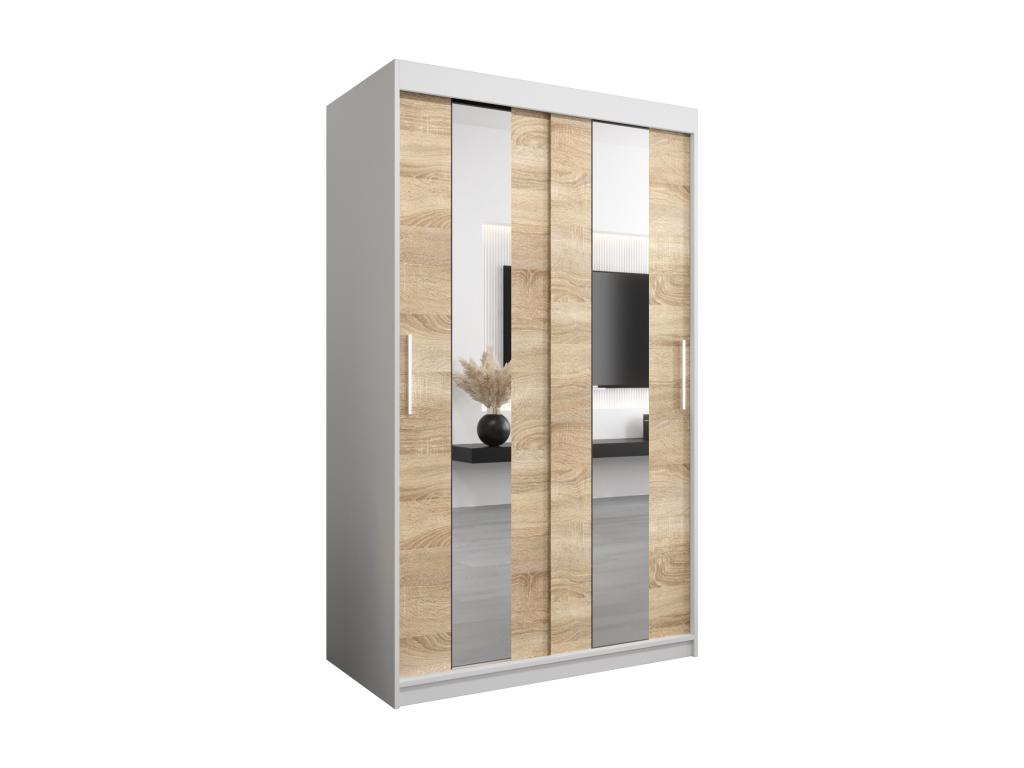 Dekonao Sliding Door Wardrobe 200/120/62 2 Doors White/Dekonao BQAK00570