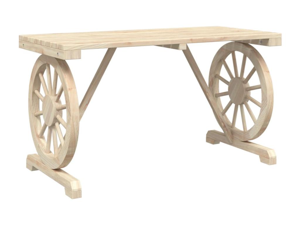 Garden table 115x55x65 cm solid fir wood BOGT37275