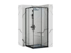 Shower Cabin Dekonao Punto 80x80 Black NFTK89419