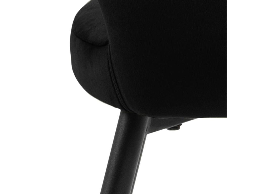 Nobellea Dining Chair with Armrests, Black. LOUY39492