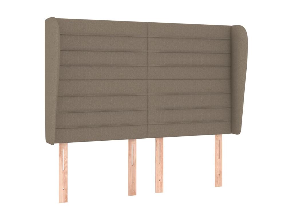 Dekonao Headboard with Wings 147x23x118/128 cm Fabric UCOG37460