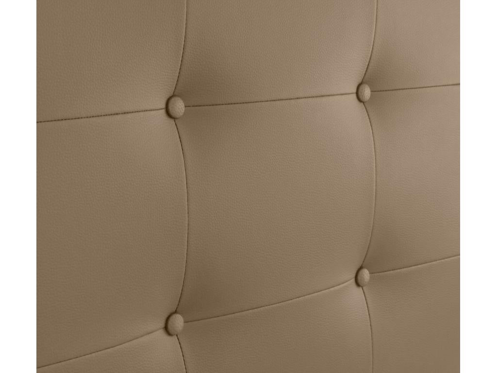 Nobellea Faux Leather Upholstered Headboard 150x115cm with Legs for 150cm Beds - Light Brown BUPI05441