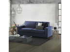 Nobellea fixed sofa, 2-seater sofa, Made in Italy, fabric living room sofa with slim armrests, 160x95h90 cm, Blue PSWO08216