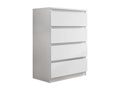 Dekonao 160 White Chest of Drawers with Drawers, Number of Drawers: 4, 100x70x40cm, TTCY38013