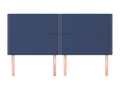 4-piece headboard set, blue, 90x5x78/88 cm, fabric BTHH83603
