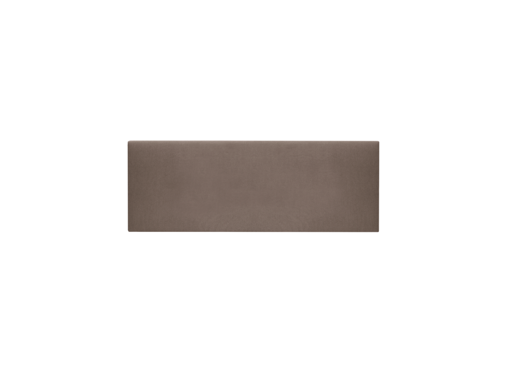 Upholstered smooth brown headboard 90x60cm - Dekonao ORMO38374