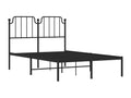 Metal bed frame with black headboard 120x190 KSUG46760