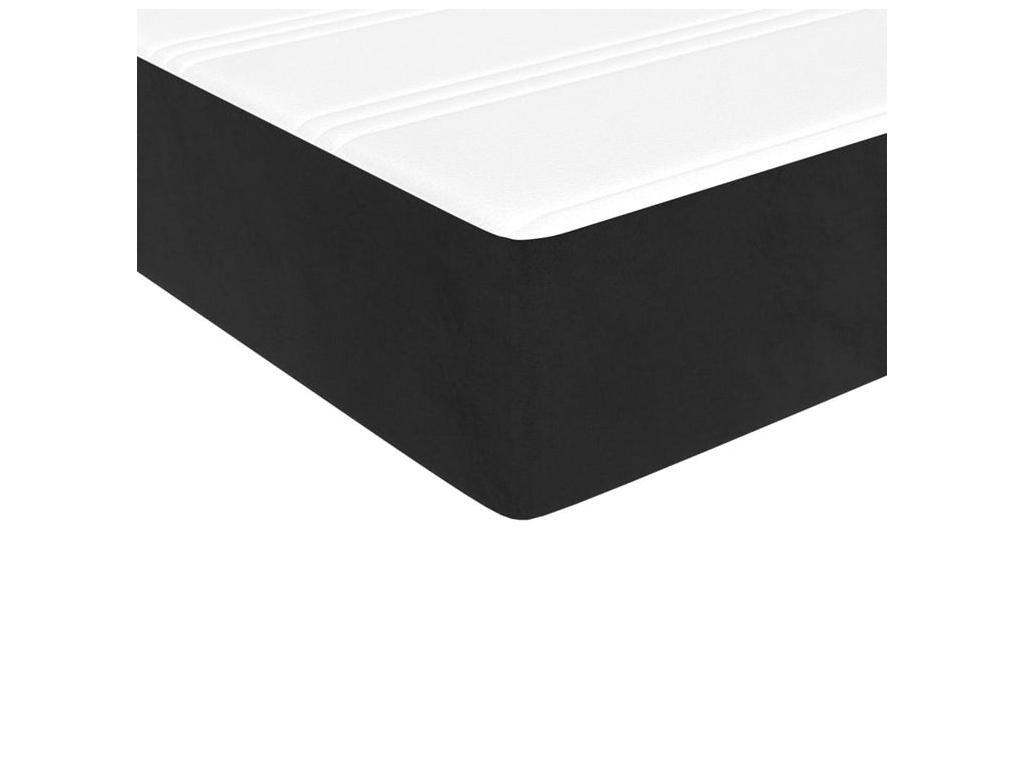 Dekonao bed base with black velvet mattress 100x200 JZRD08834