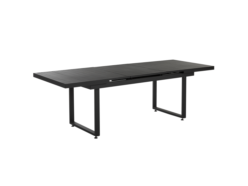 Nobellea DHUB01729 Black Metal Garden Table