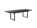 Nobellea DHUB01729 Black Metal Garden Table
