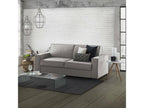 Nobellea Fixed Sofa Large 2-Seater Sofa Made in Italy Fabric Living Room Sofa with Slim Armrests 180x95h90 cm Grey JSRC53050
