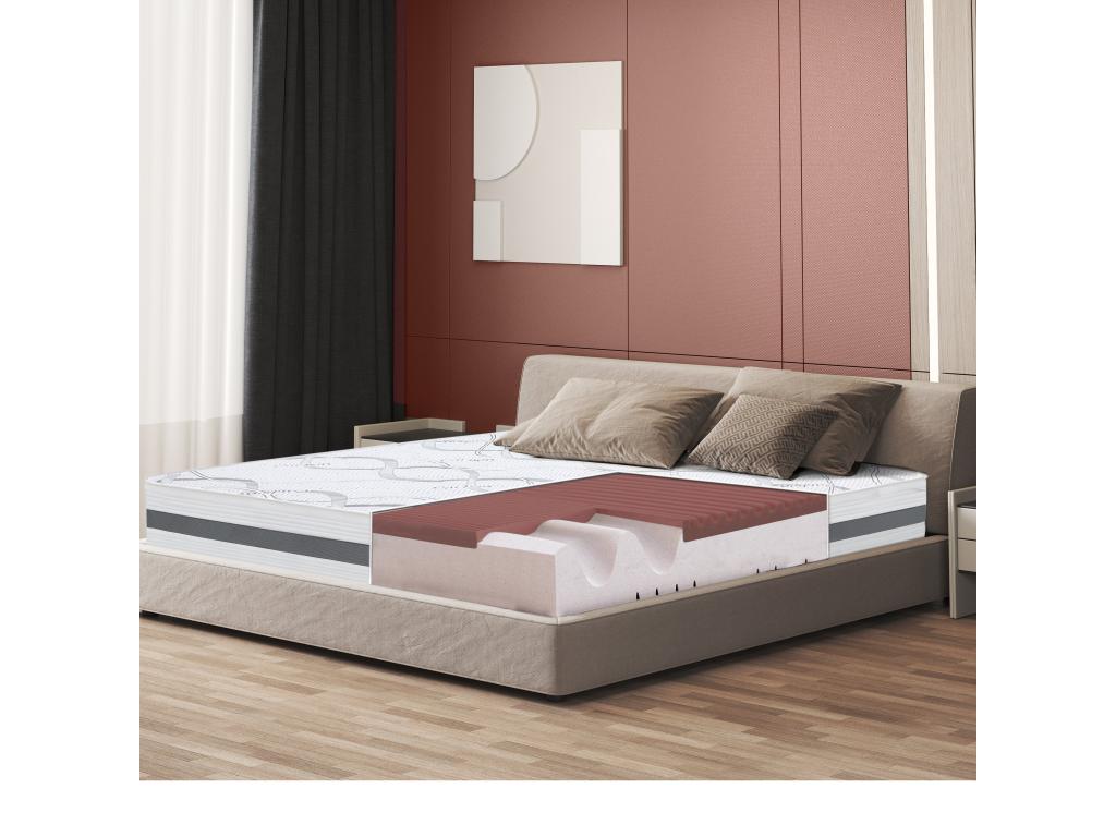 Single Mattress 120x175 with Memory Foam - Premium Quality - Height 27 cm - Made in Italy WDZS47623