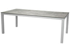 Llama White and Grey Dining Table. VXZS59814