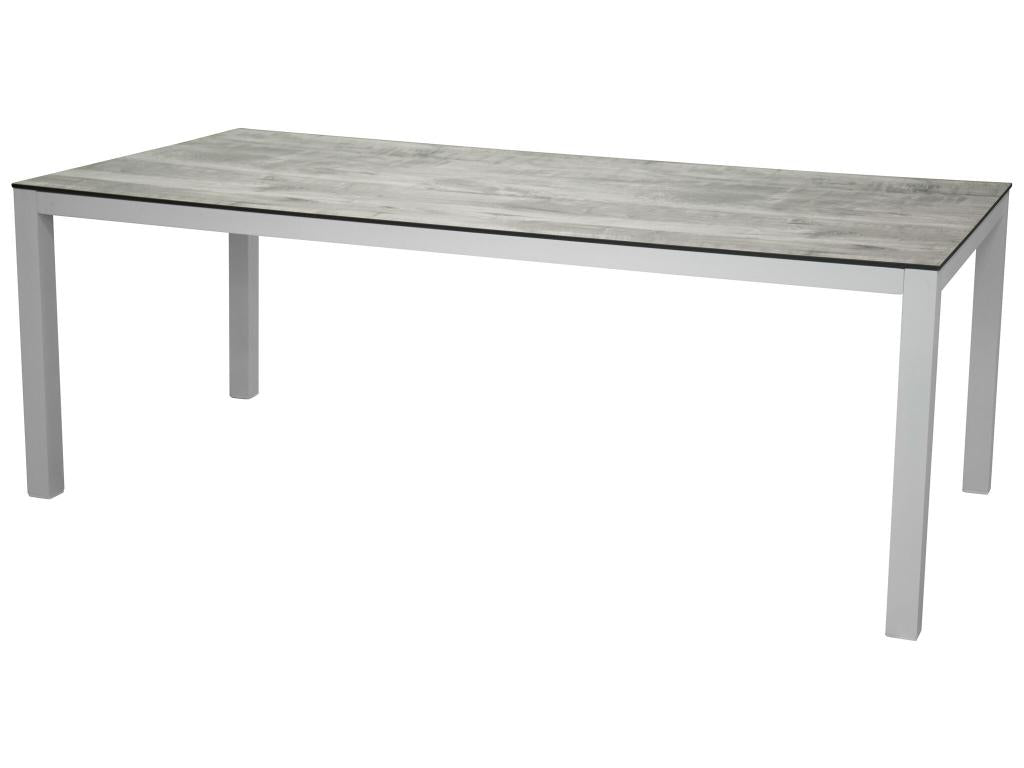 Llama White and Grey Dining Table. VXZS59814